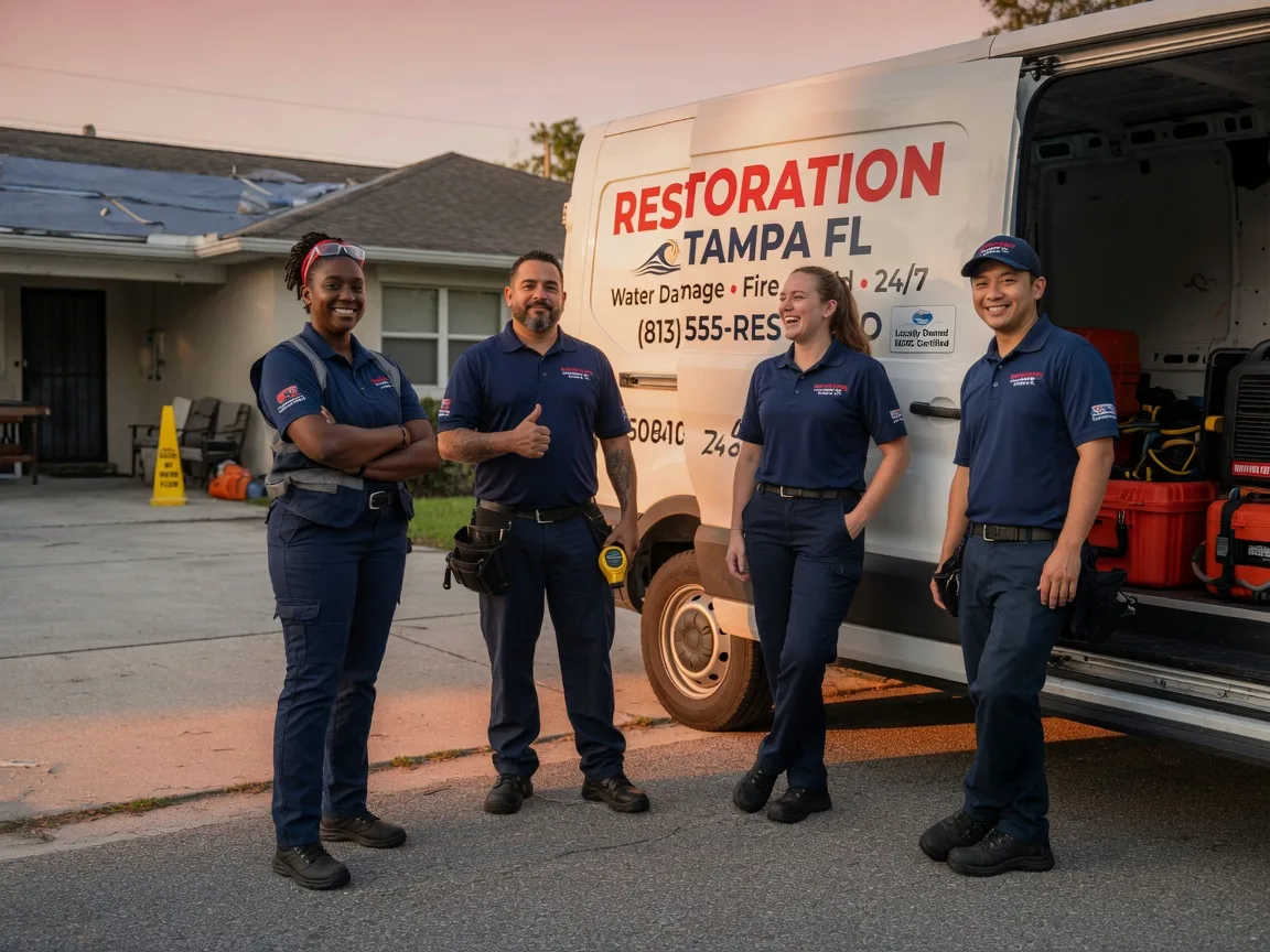 Water Damage Restoration company in Purmela, TX